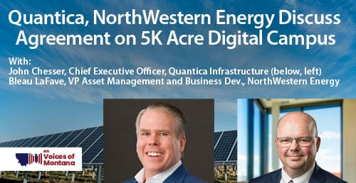 Quantica, NorthWestern Energy Discuss Agreement on 5K Acre Digital Campus